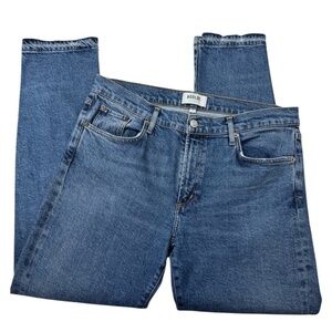 AGOLDE Toni Mid Rise Straight Jeans